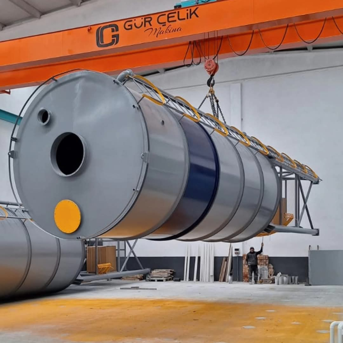 75 TON KAPASİTELİ KAYNAKLI SİLO
